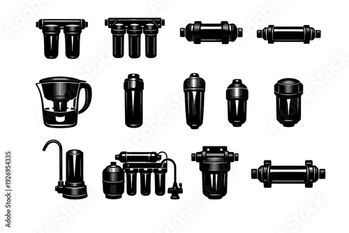 Image edges icon detail finish casing vector set shapes ergonomic simple generation