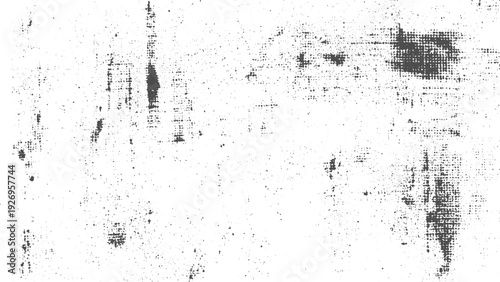 Subtle sprayed ink grain texture overlay with abstract black and white gritty grunge distressed vintage background