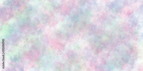 Colorful paper textured ink effect grungy wet pastel illustration for design. colorful abstract watercolor background. Smooth vibrant light pink, purple shades and blue watercolor paper textured.