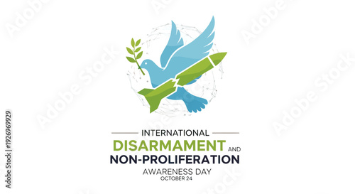 Dove Holding Olive Branch Missile Logo.