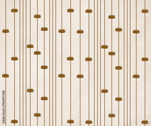 Lotus brush Art For Home Decor customized design 