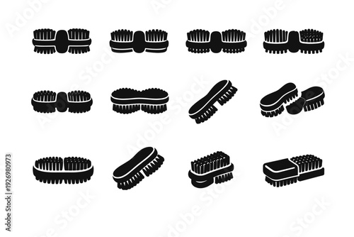 Tool versatile functional flexibility vector maintenance footwear brush icon generation practical image