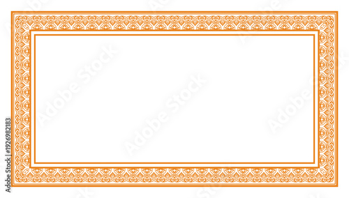 Golden thin frame set. Gold geometric borders in art deco style. Thin linear radiance rectangular shape collection. Yellow glowing shiny boarder element pack. Vector bundle for photo, cadre, poster