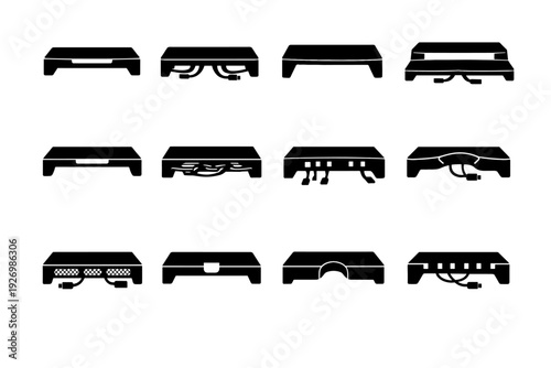 Vector solution image office riser generation workspace icon solid concept tool platform