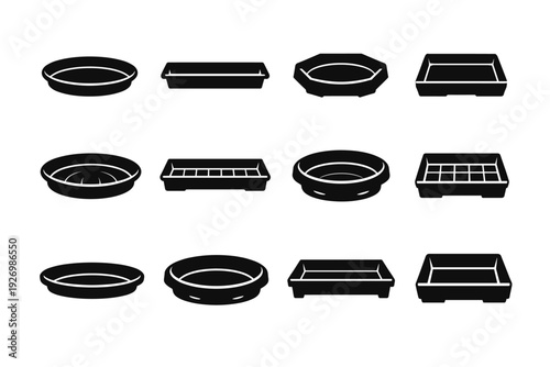 Generation outdoor catcher greenery icon image vector balcony form simple solid robust