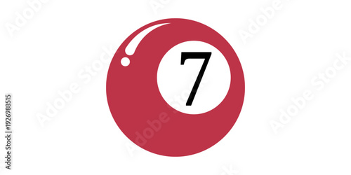 Billiard, pool balls set. Vector realistic snooker ball collection with numbers on white background