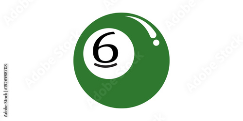 Billiard, pool balls set. Vector realistic snooker ball collection with numbers on white background