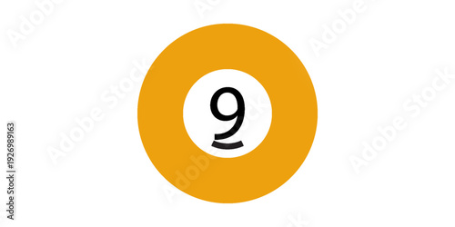 Billiard, pool balls set. Vector realistic snooker ball collection with numbers on white background