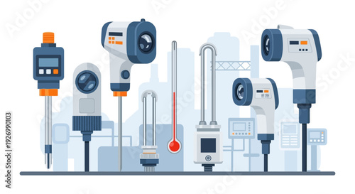 Industrial Temperature Measurement & Control: Diverse Collection of Thermometers & Sensors
