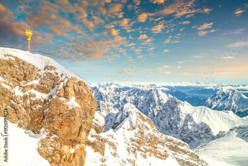 Zugspitze, Gipfel, Grainau,...