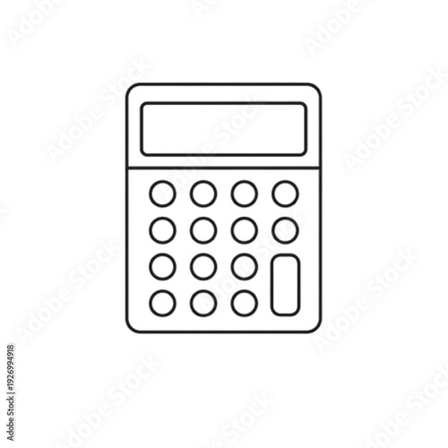Calculator Math Tool Icon