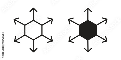 Versatile icon vector on trendy design. Outline vector stock illustration.