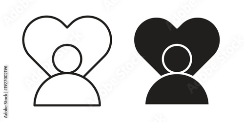 Wellness icon vector on trendy design. Outline vector stock illustration.