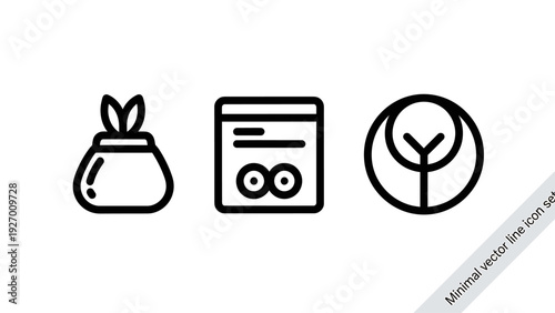 Sustainable Finance Icons Representing Green Investment, Payment Methods, and Ecological Economic Growth