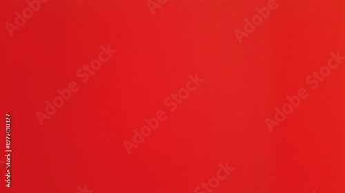 A solid red background with a smooth texture. The color is vibrant and uniform, creating a bold visual impact.