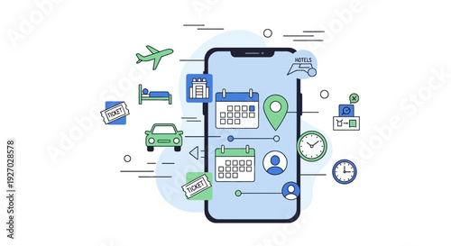 Mobile App for Travel Planning and Booking Services.
