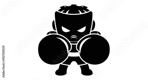 boxing sport logo vector