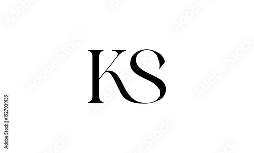 KS initial letters logo or KS monogram