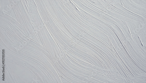 Canvastavla White plaster texture with rhythmic, sweeping brushstrokes