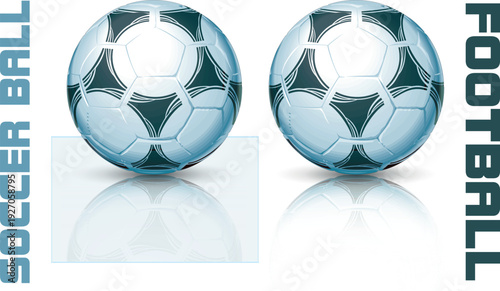 soccer ball, Football isolated on white Background, leather soccer ball, Soccer ball illustration for the web, Football Vector Design templet art.