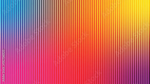 Rainbow abstract gradient vertical lines tech background