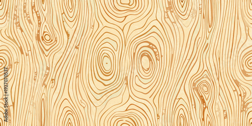 Close up of light colored wood grain with swirling patterns