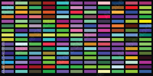 Abstract grid patterns featuring vibrant colorful rectangular tiles arranged in neat rows and columns creating geometric background texture for modern design projects and websites