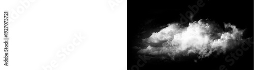 Photos PNG image of Dramatic bright cumulus cloud formation depicted in high contrast b