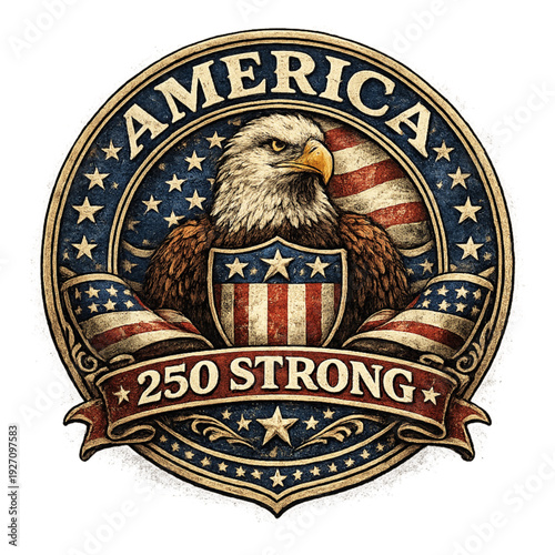 vintage american flag