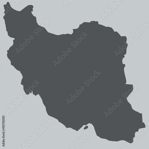detailed map of iran