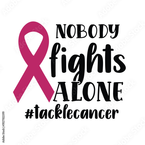 Breast cancer awareness calligraphy text emblems with pink ribbons. Breast cancer awareness text quote collection. Breast cancer awareness month typography