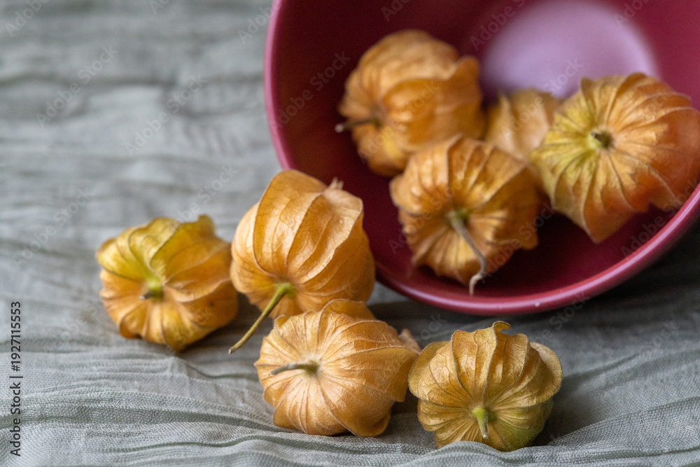 Fototapeta premium Close-Up of Physalis Peruviana Fruit