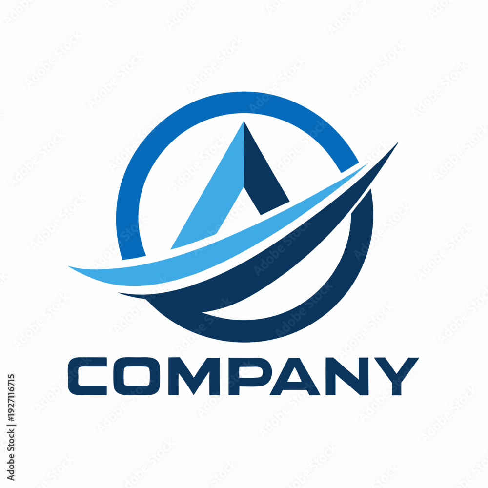 Fototapeta premium Minimalist type business logo template 