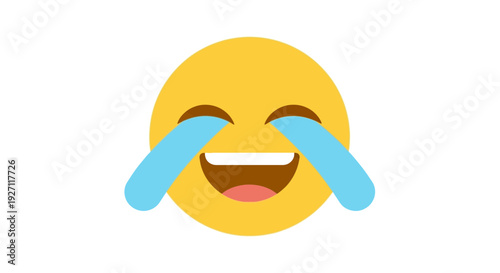 Crying laughing emoji