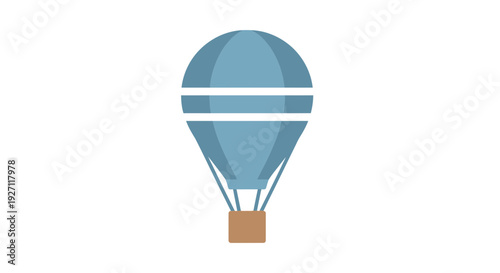 Hot air balloon icon