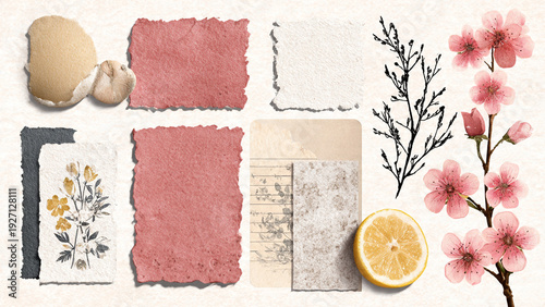 vintage background with flowers