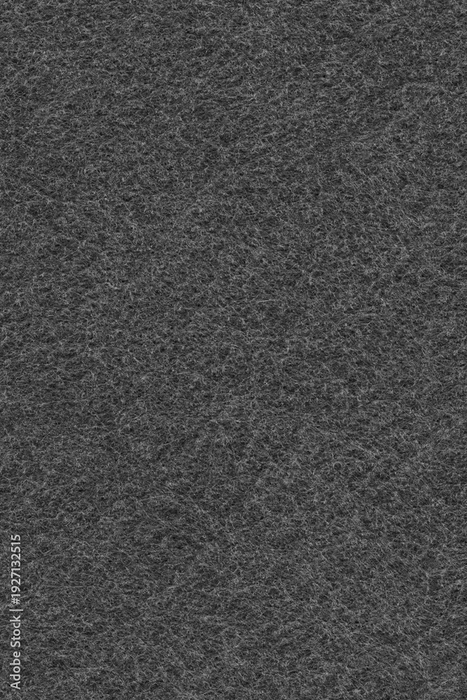 Fototapeta premium Black fabric material background texture. Seamless gray felt cloth fibre pattern.