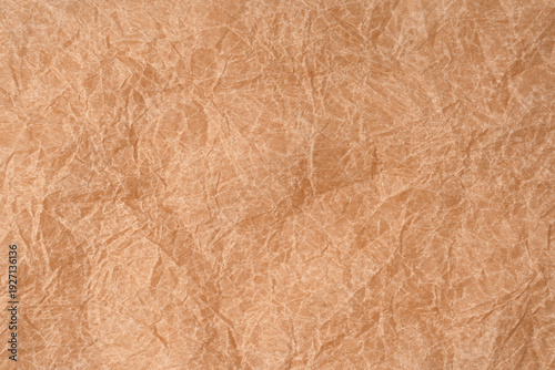 Crumpled paper as background. Top view.