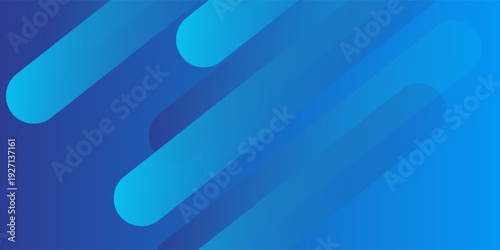 Abstract blue background with diagonal lines. Dynamic shapes composition. Vector illustration