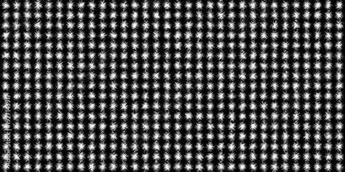 Mottled carpet with horizontal stripes, woven from wool and cotton with black and white thread. Striped rug texture. Abstract seamless. Vector artwork.