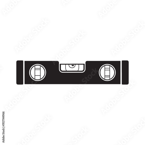 Level tool icon black vector 