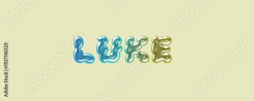 Картината върху платно Luke name
