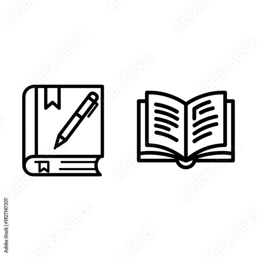 Minimalist abstract vector art representing literature and reading, with subtle book elements and a clean, modern aesthetic.