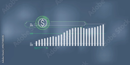 Dollar Price Growth Simple Graphics