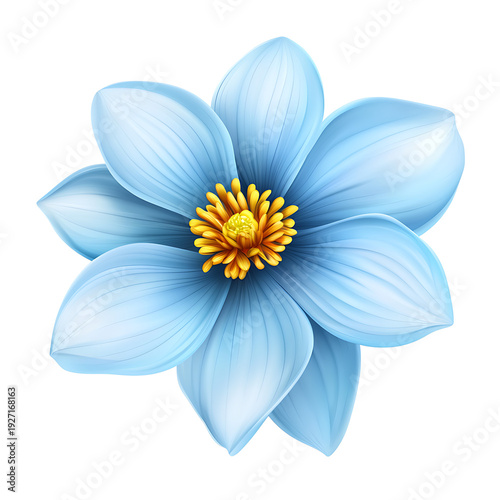 Delicate Floral Icon in Vector Illustration