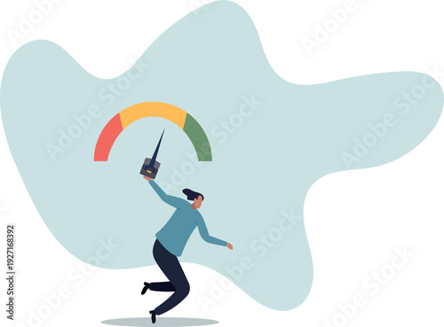 Push skill level, credit score or increase performance, improvement or effort to be better,human life and situation.