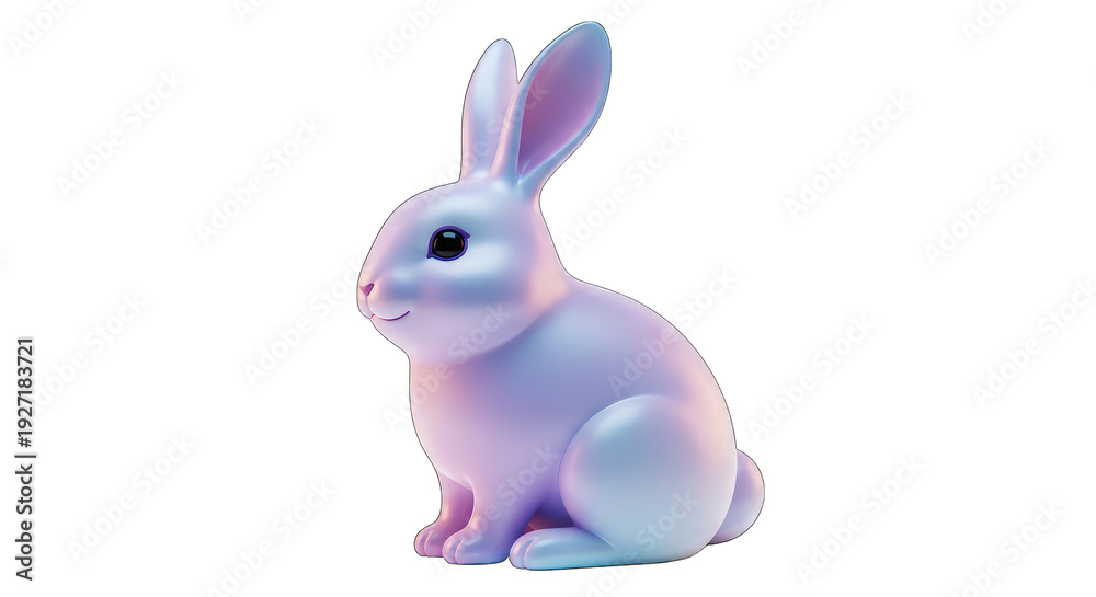 Obraz premium Easter egg decorated with chocolate on isolated transparent background