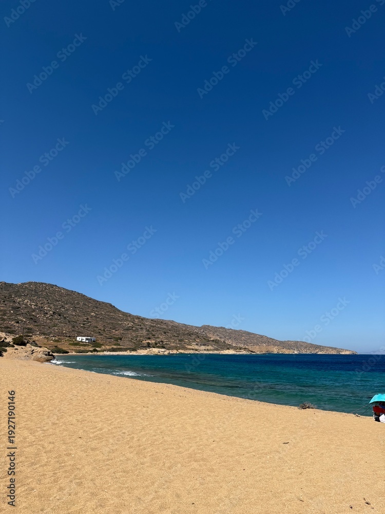 Obraz premium beach and sea Naxos Greece