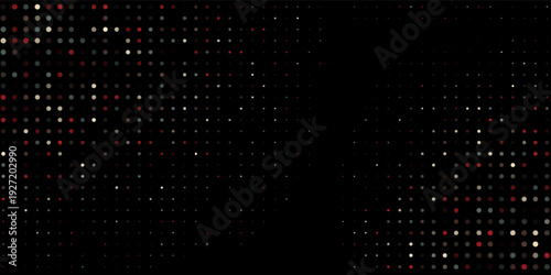 Abstract dark digital background with colorful pixel pattern. Modern figures of different colors and shapes for finance