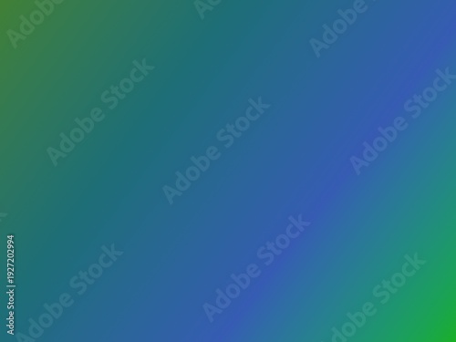 Smooth Blended Green and Blue Gradient Abstract Modern Background Design